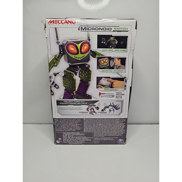 Meccano Tech Micronoid Robot Kit-Programmable (2016) ~ NEW SEALED - Picture 2 of 6